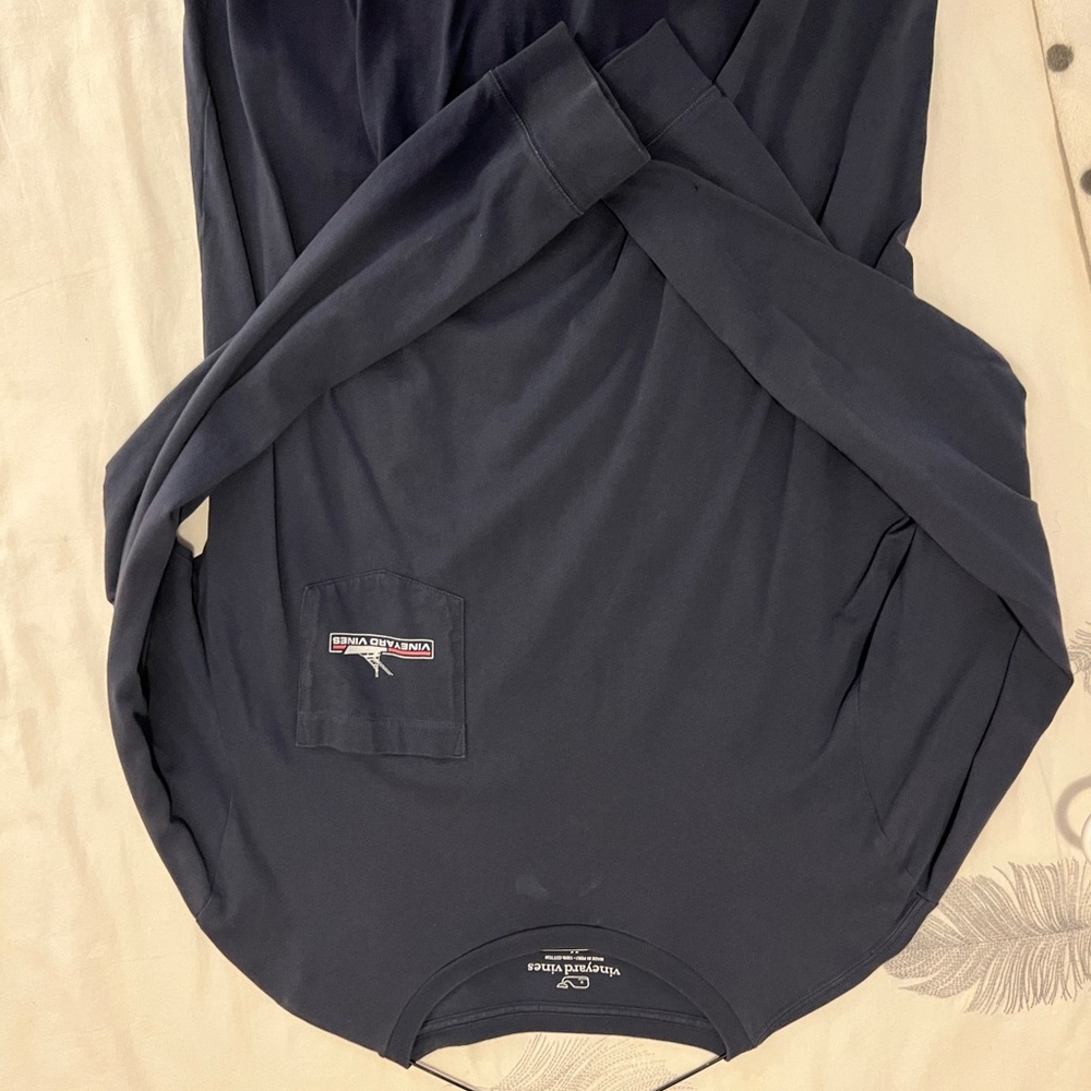 Vineyard Vines Navy Long Sleeve Shirt